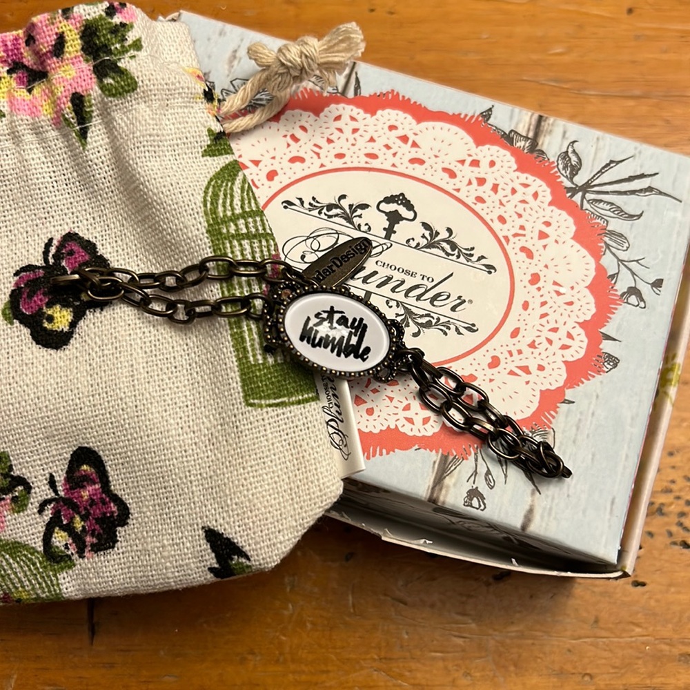 Plunder Design “Stay Humble” Bracelet—NWOT